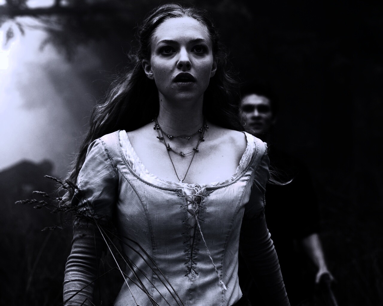 Аманда Сейфрид в Красной Шапочке обои