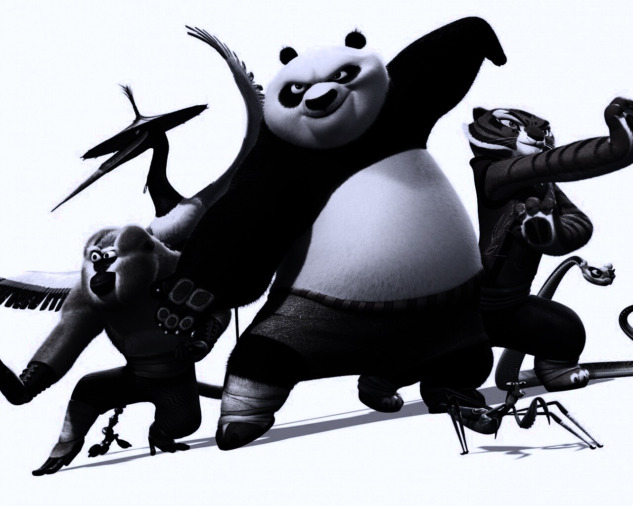 Герои Кунг-фу панда обои