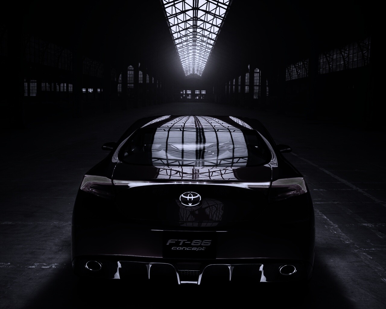 Концепт спортивной тойоты обои