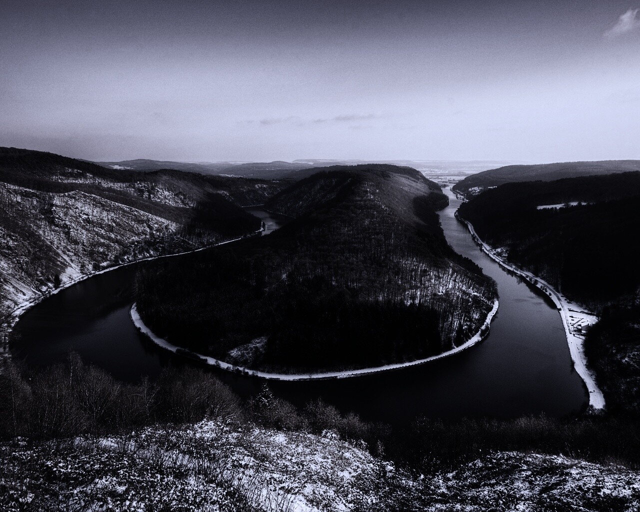 Изгиб реки обои