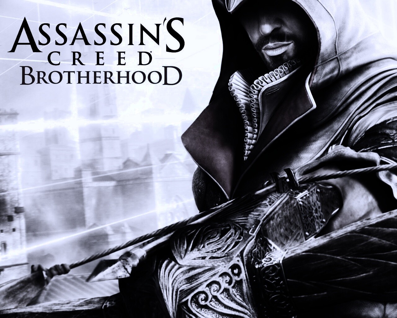 Ассасин с арбалетом обои