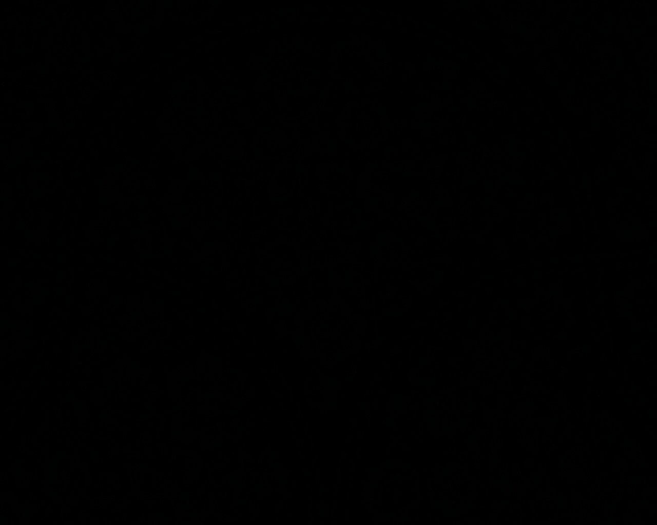 Черный цветастый узор под хохлому обои