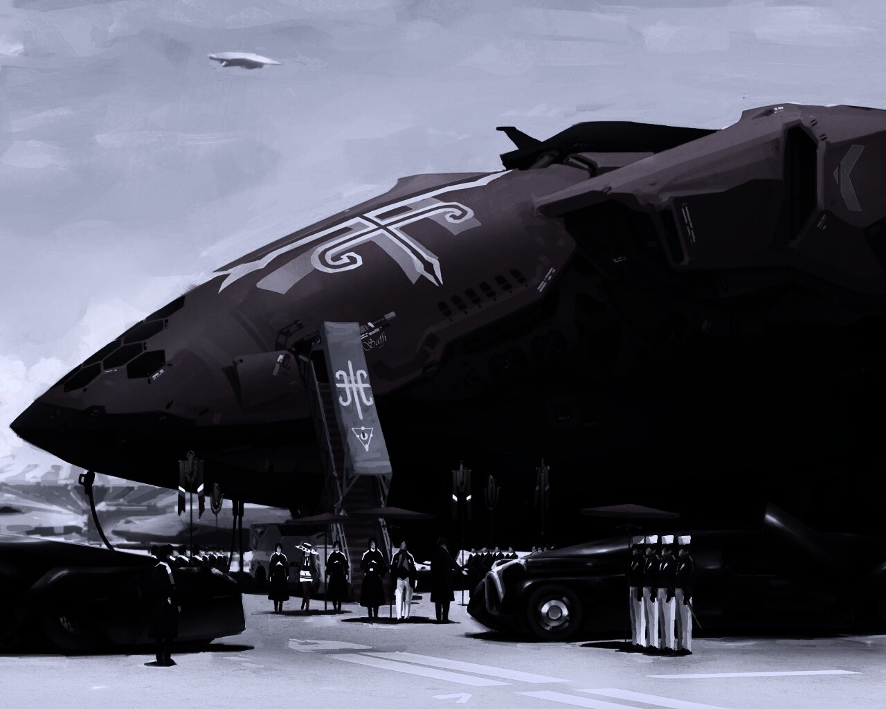 Встреча инопланетных гостей обои