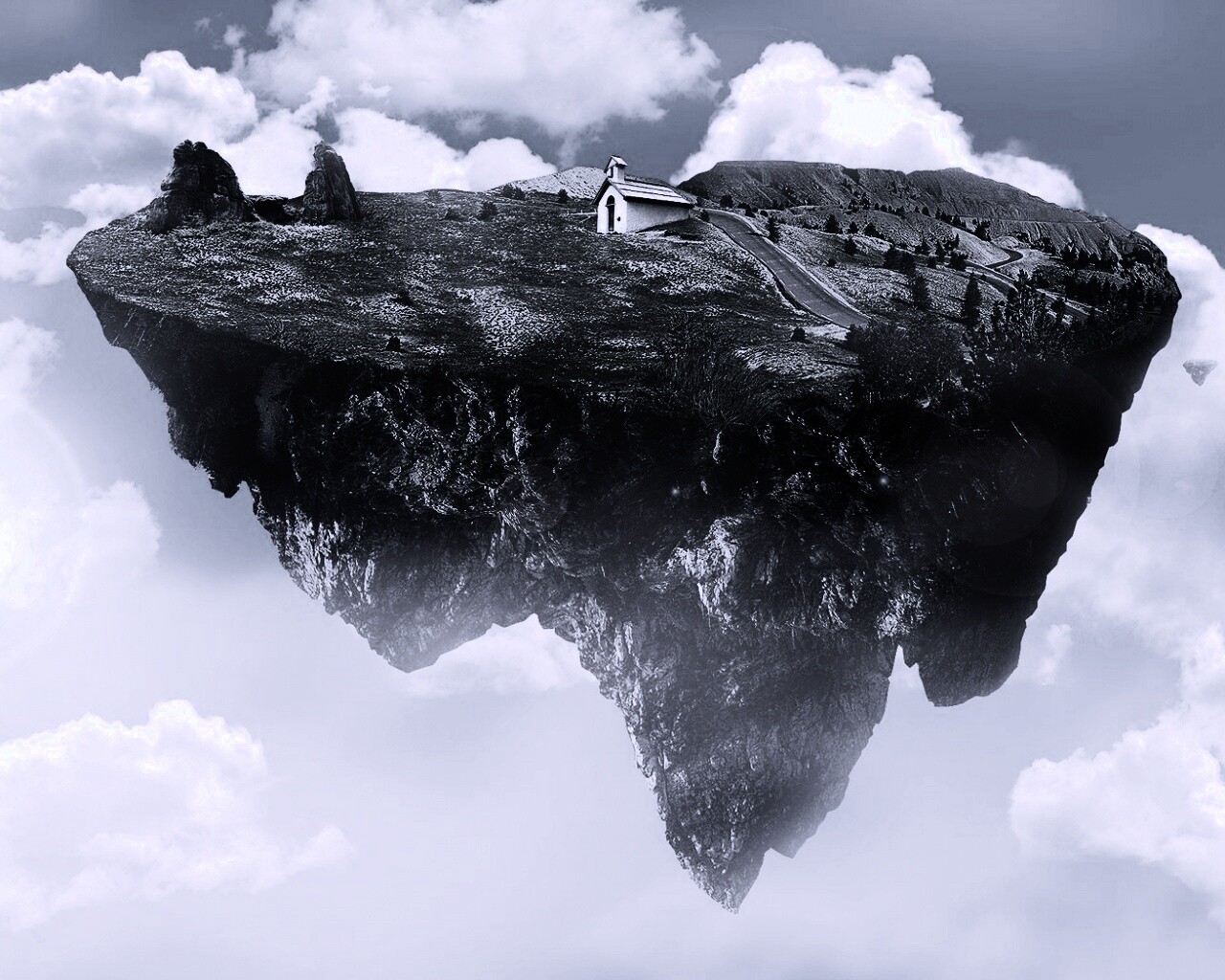 Летающий острв обои