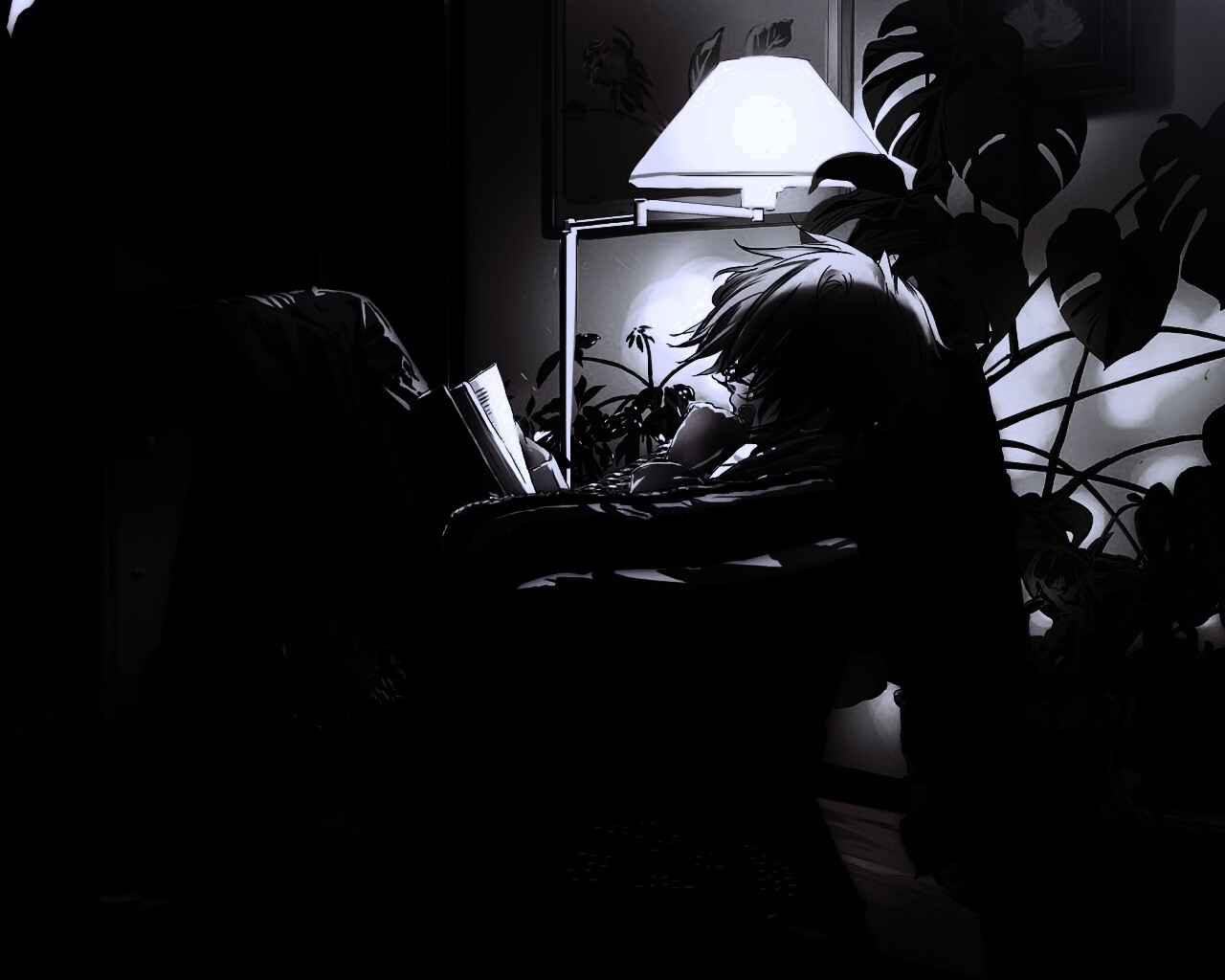 Парень чиатет книгу обои