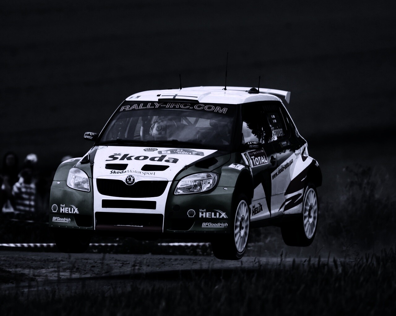 Раллиййная Шкода обои