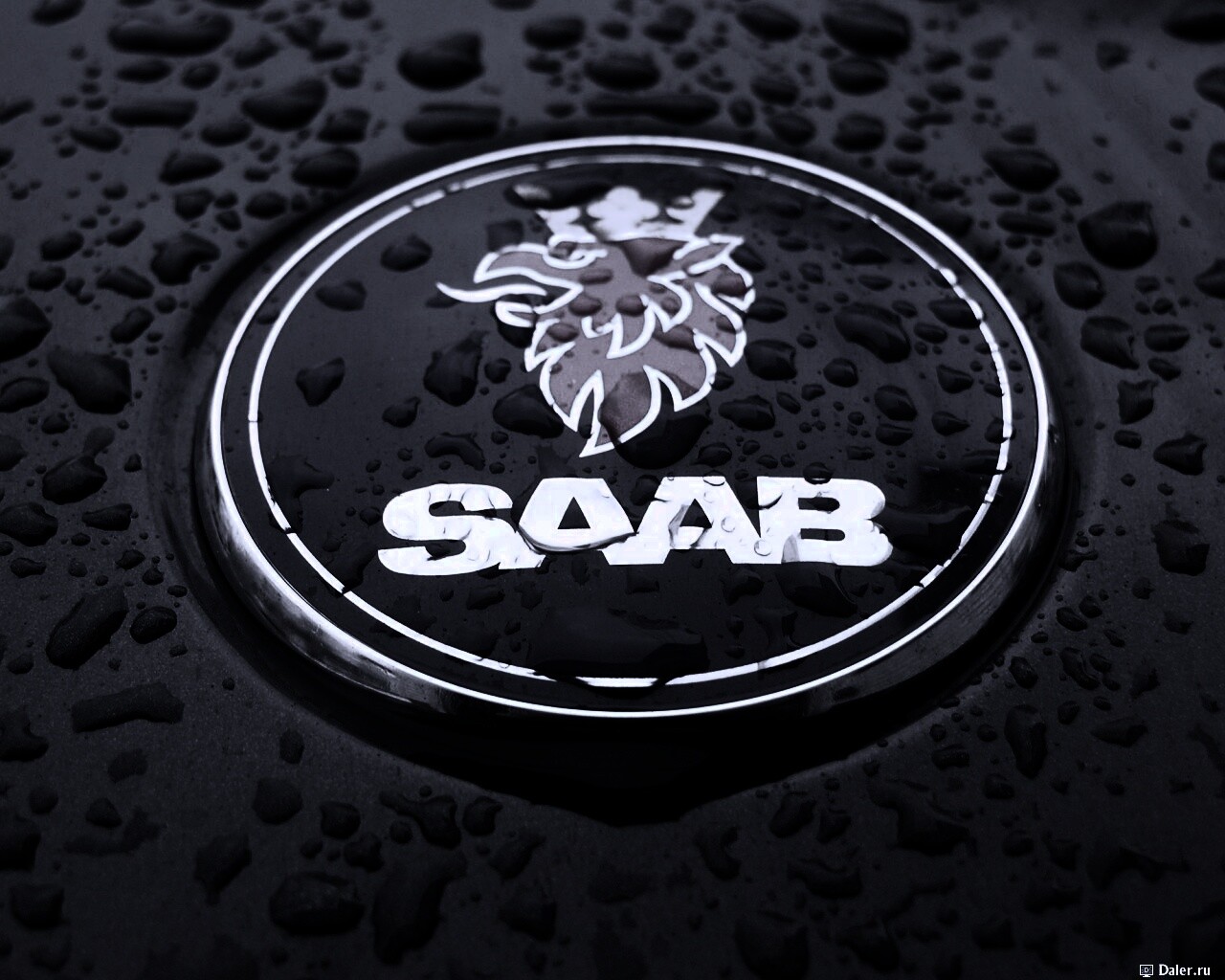 Логотип Saab обои