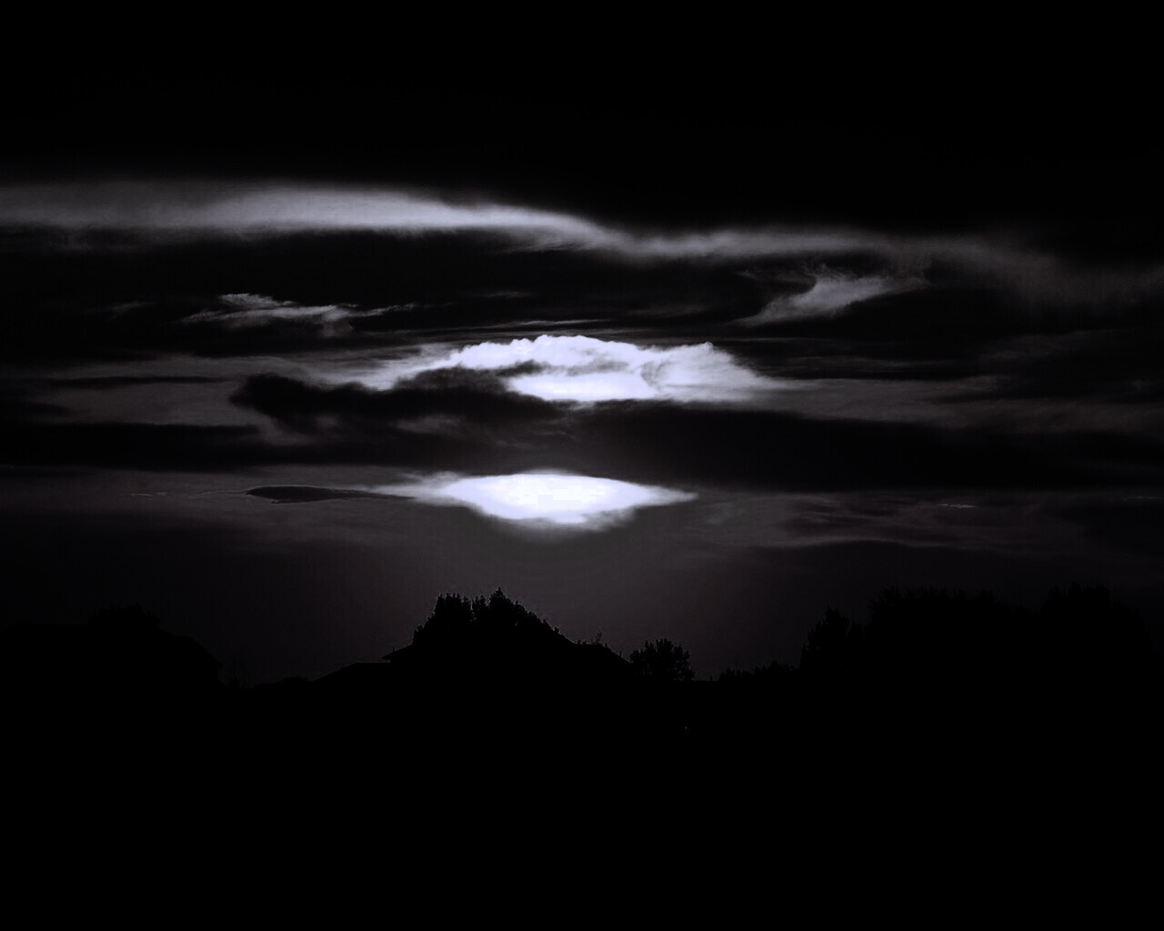 Оранжевый закат обои