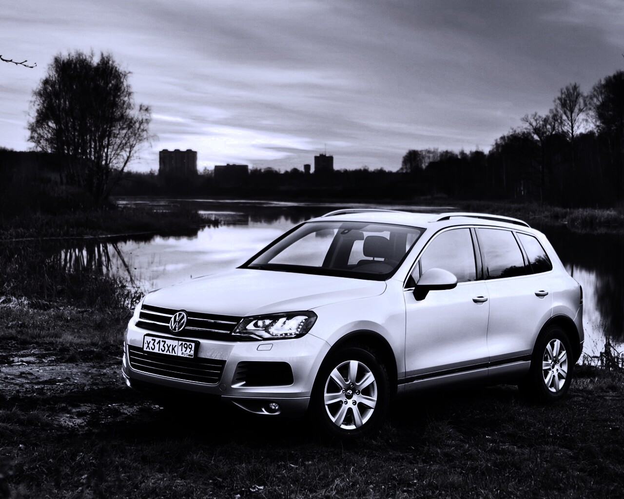 Озеро и Туарег обои