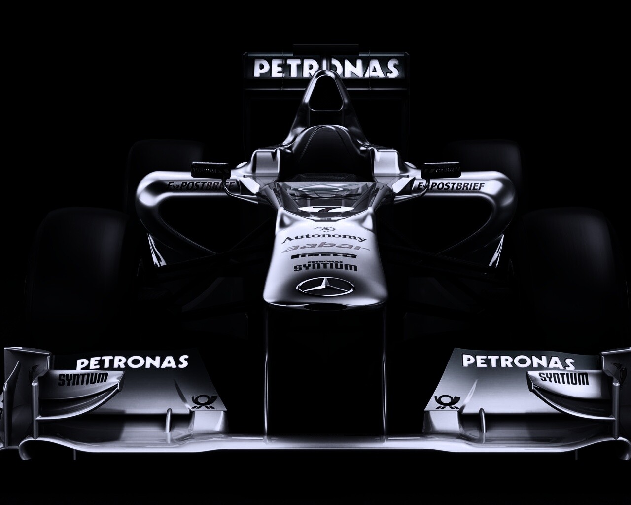 Болид Мерседес обои