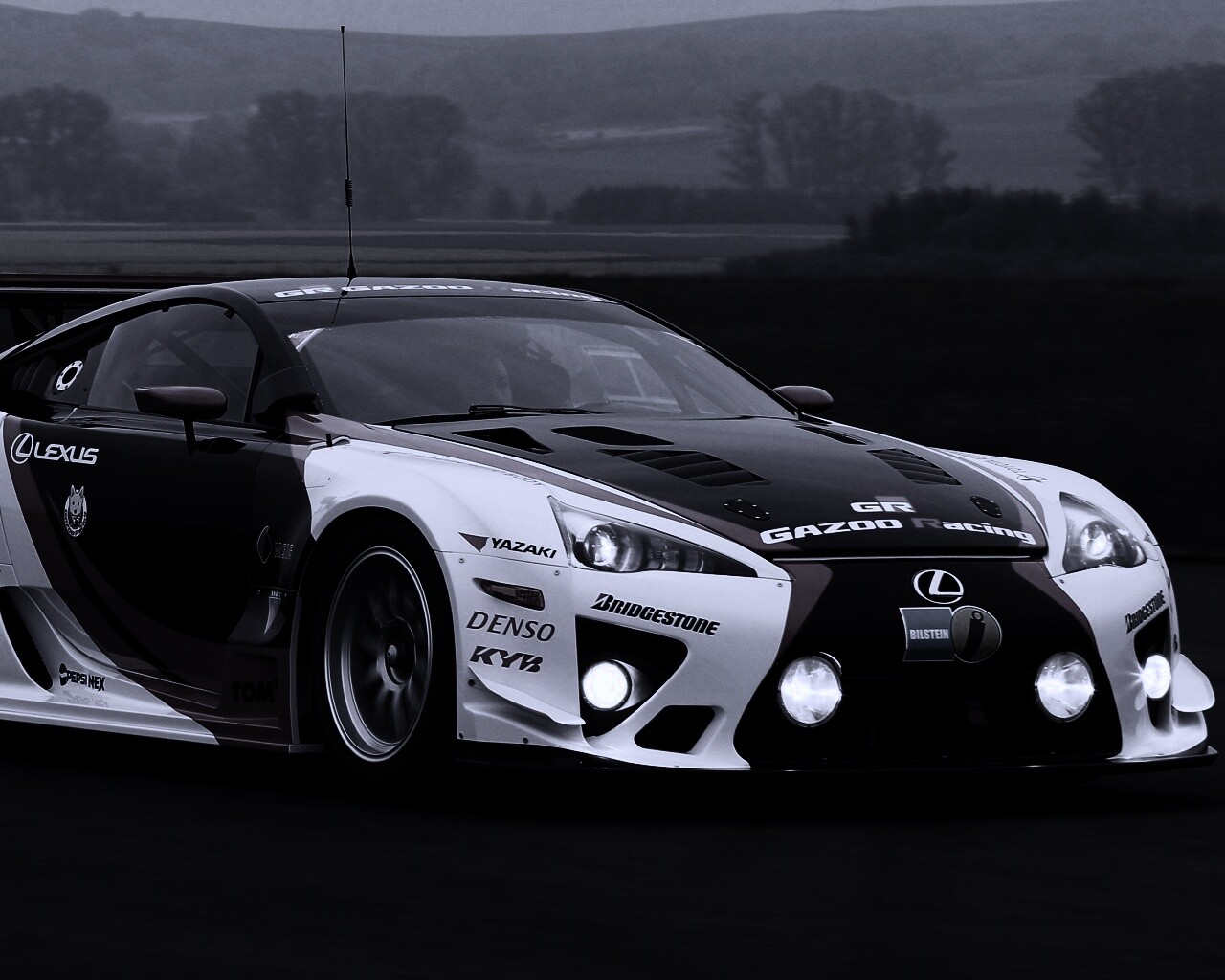 Гоночный Лексус обои