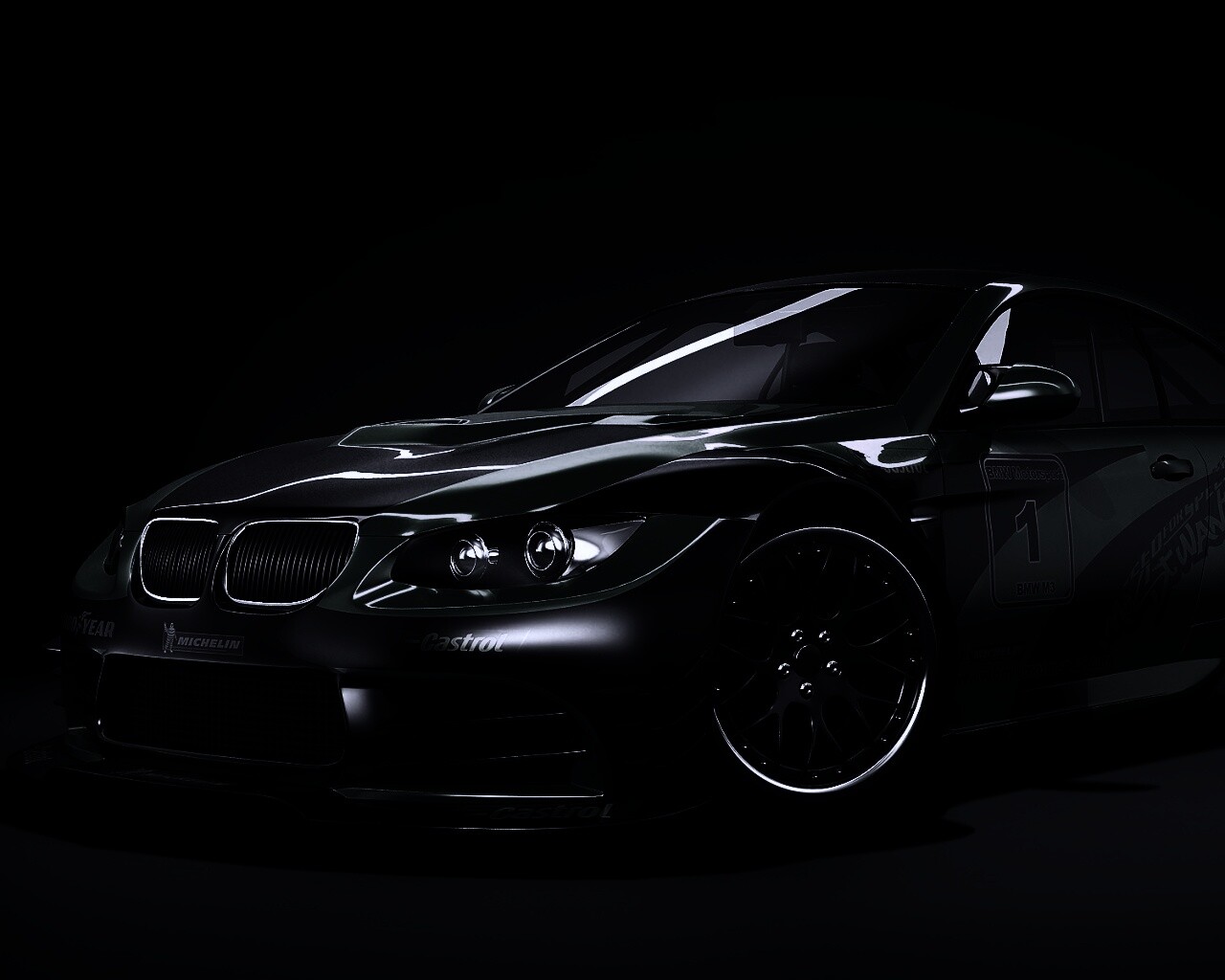 Гоночный BMW M3 обои
