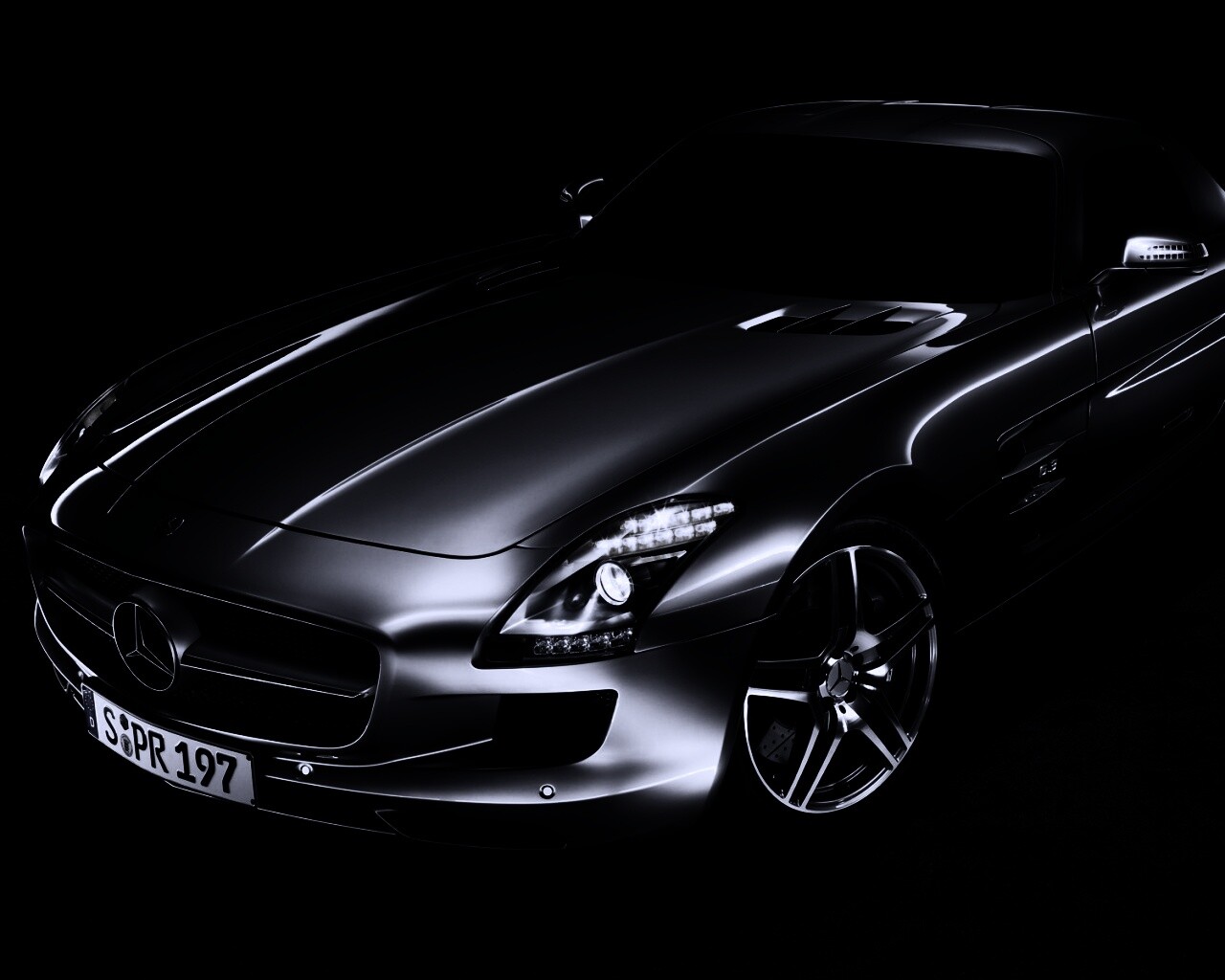 Mercedes SLS обои
