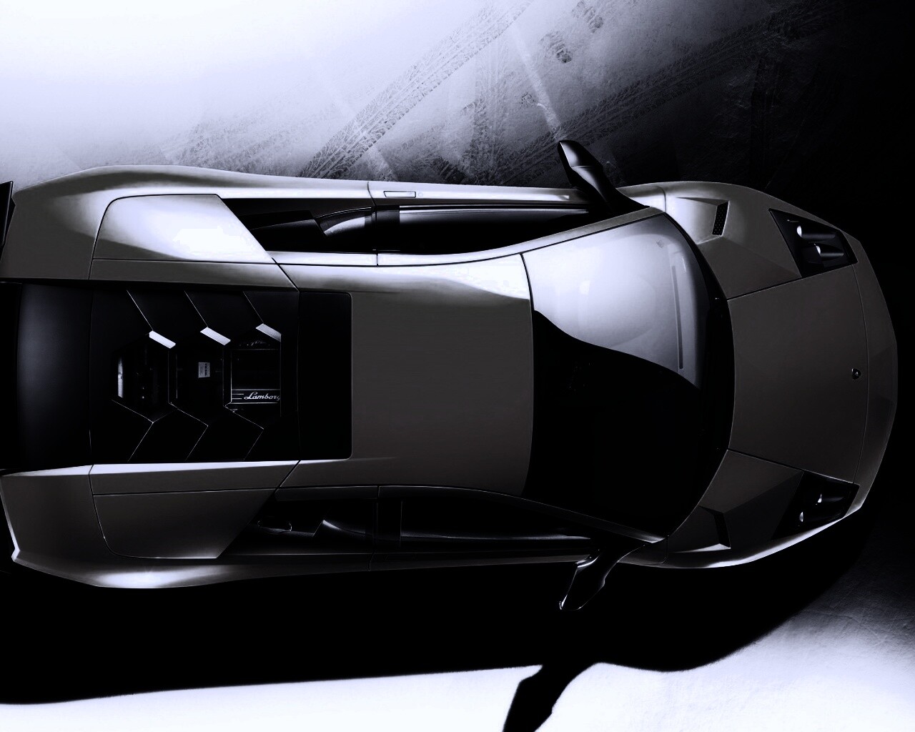 Ламборджини вид сверху обои