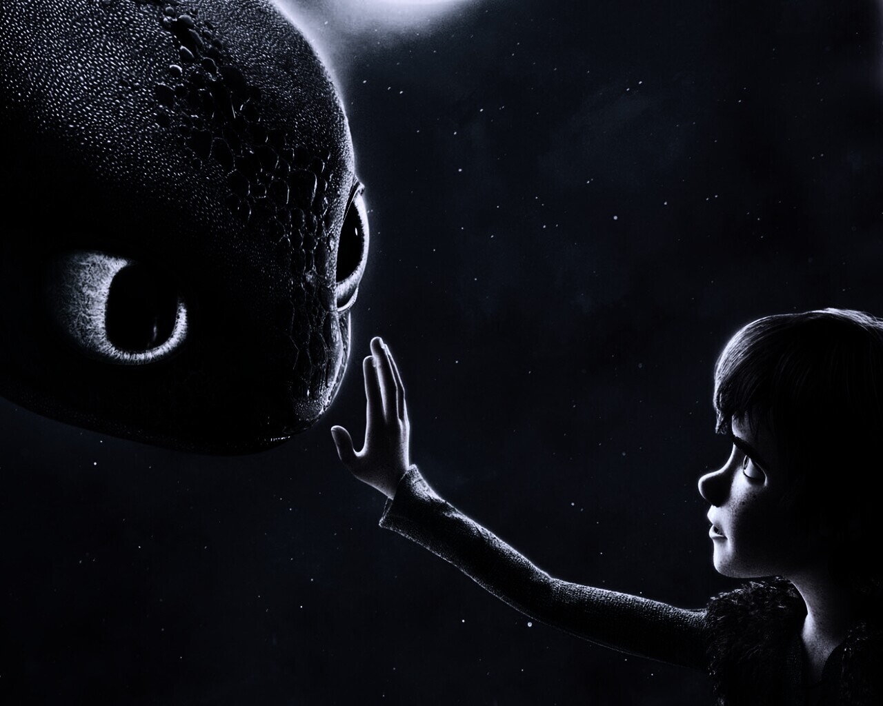 Как приручить дракона обои