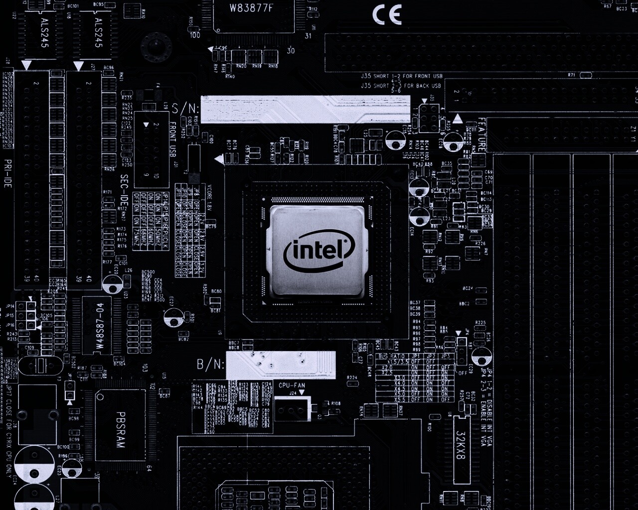 Процессор от Intel обои