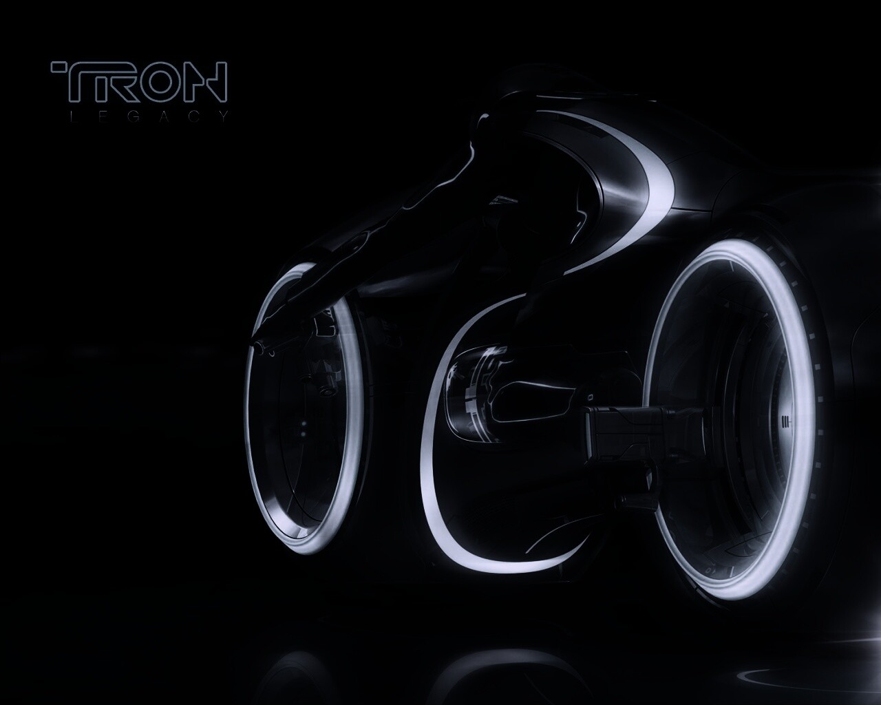 Светоцикл из TRON обои