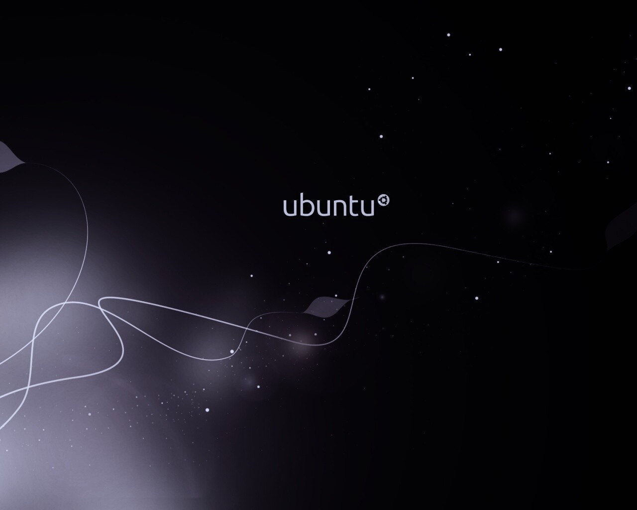 Сиреневые обои Ubuntu обои