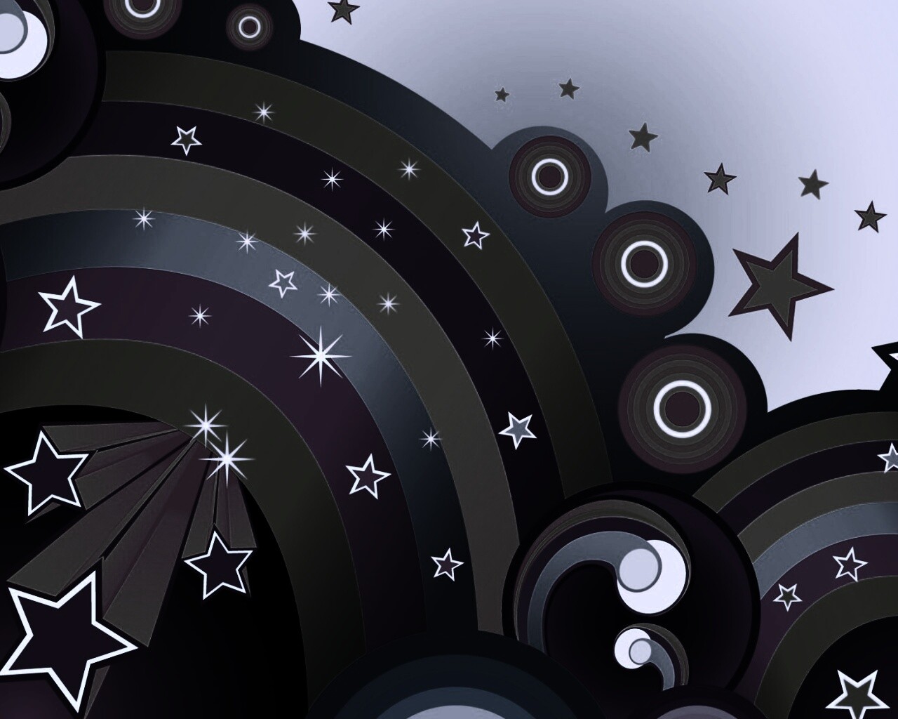 Векторные радуги обои