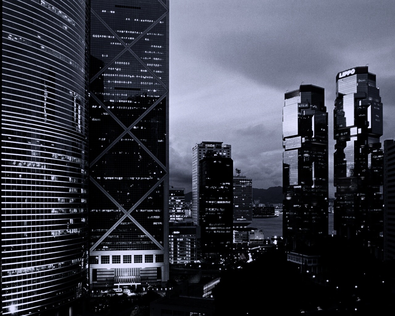 Группа небоскребов обои