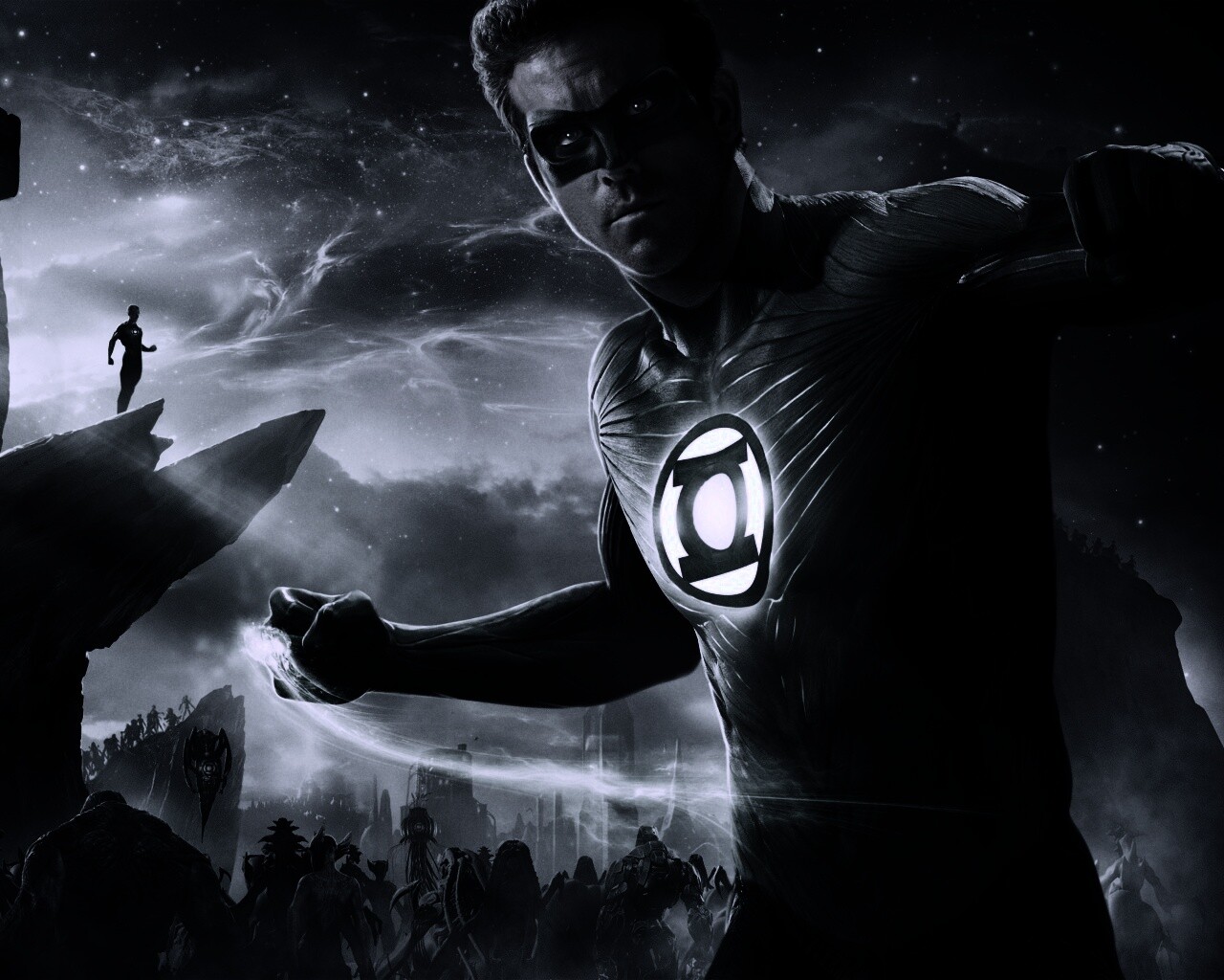 Зелёный фонарь обои