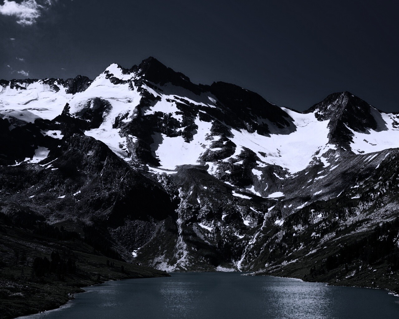 Горное озеро обои