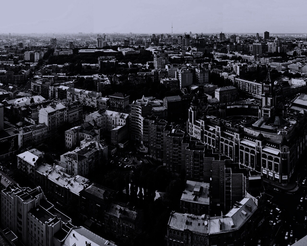 Киевская панорама обои