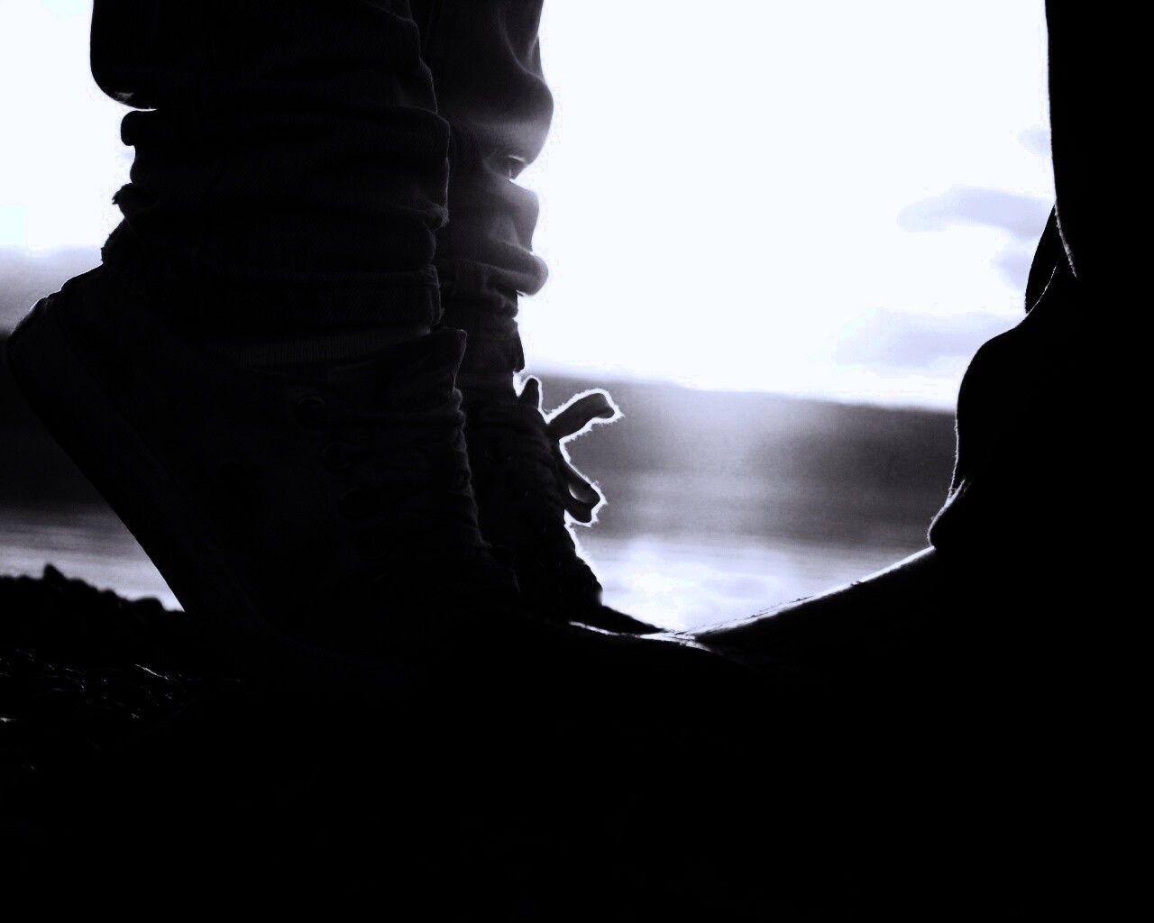 Поцелуй на цыпочках обои