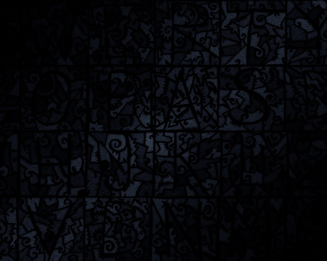 Витражные буквы обои