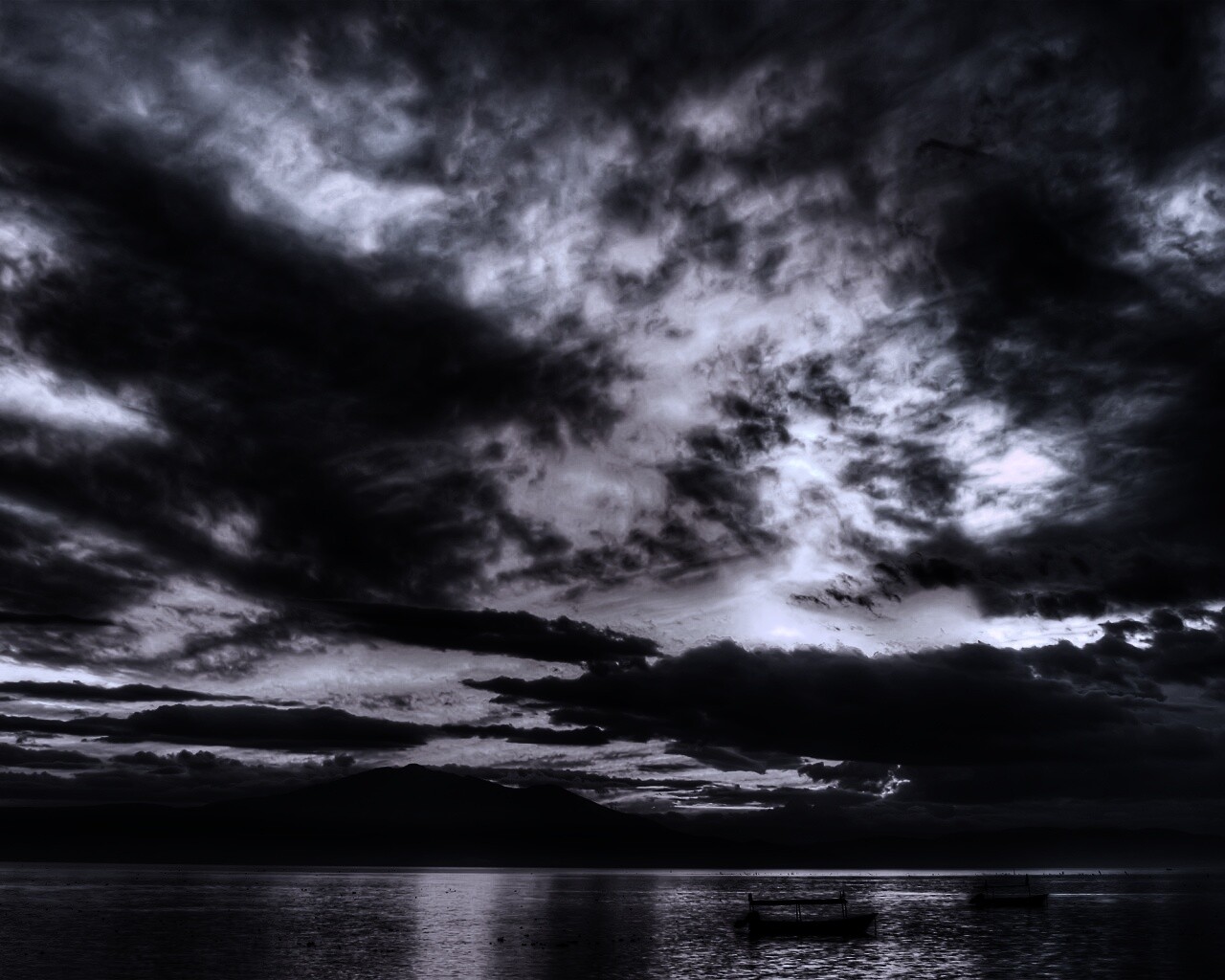 Мексика: лодки на озере обои