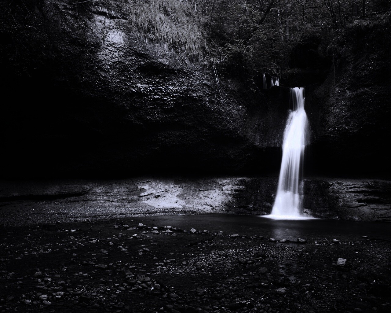 Водопад в Швейцарии обои