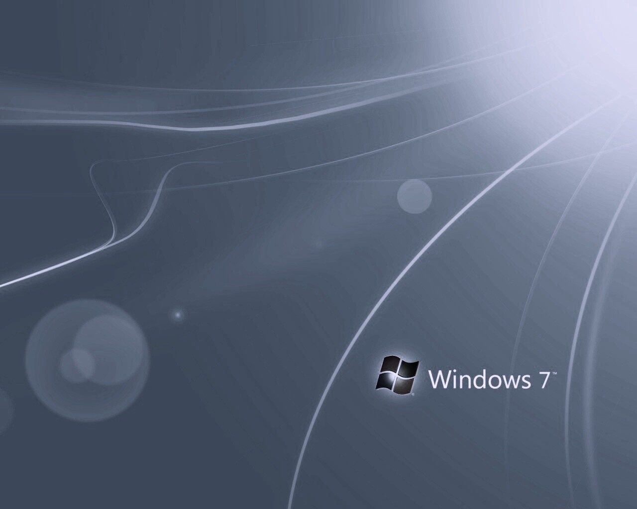 Голубые обои Windows 7 обои