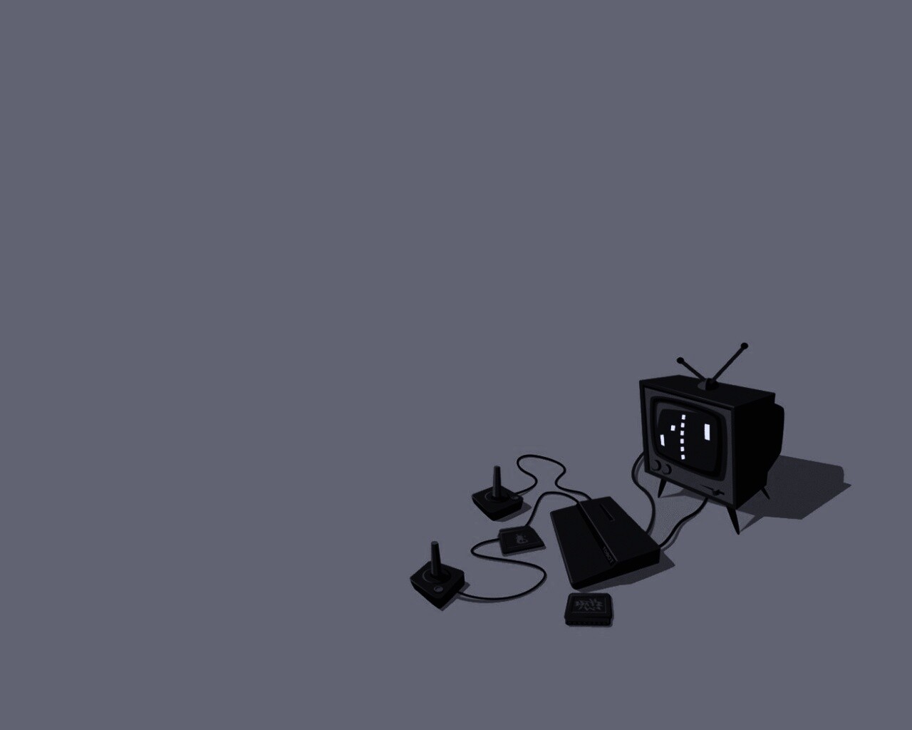 Приставка и телевизор обои