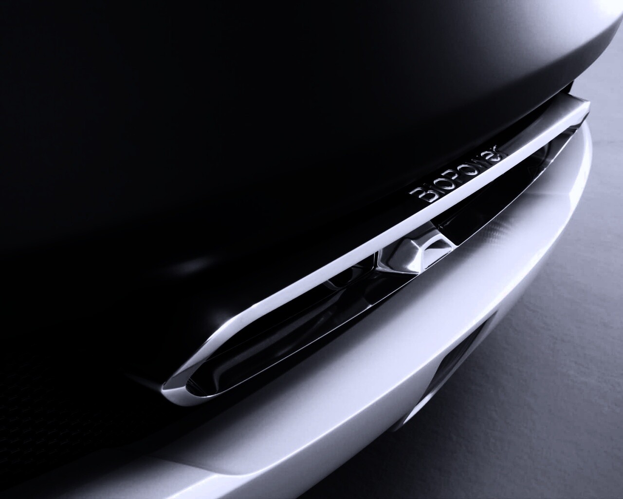 Хромированный бампер обои