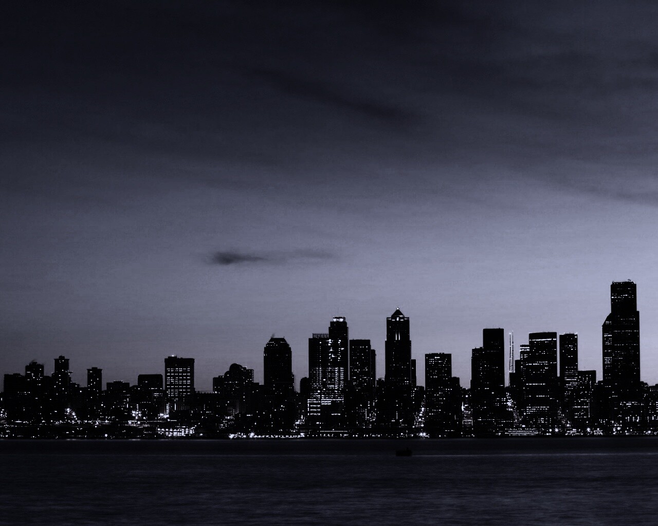 Пейзаж Сиэтла обои