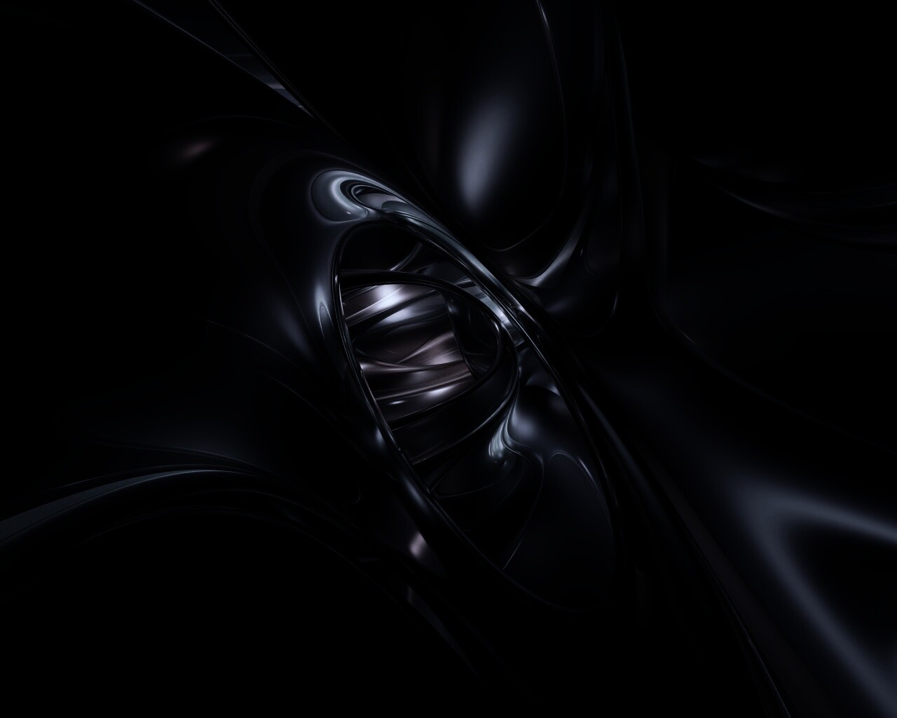 Темная переливчатая абстракция обои