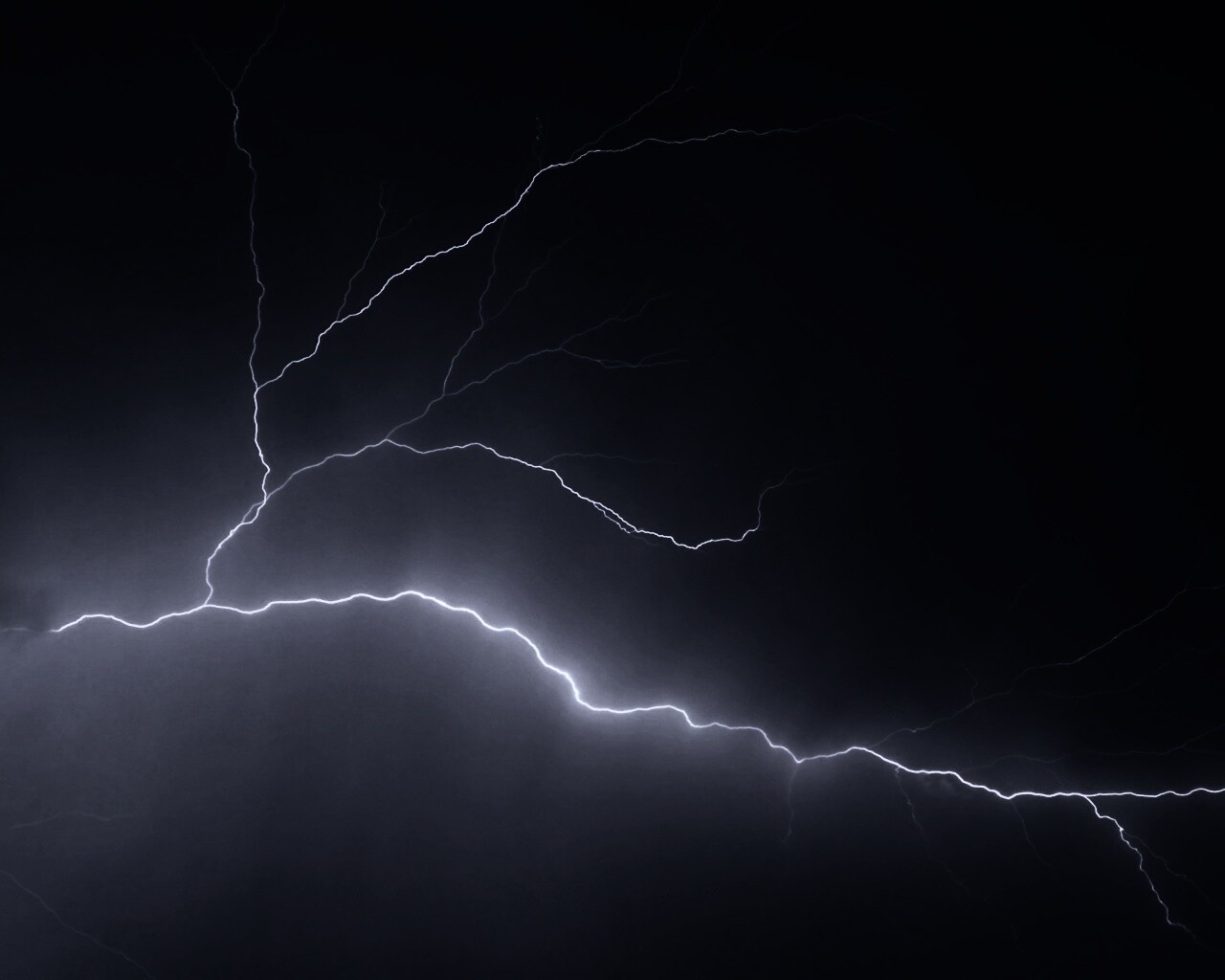 Ветвистая молния обои