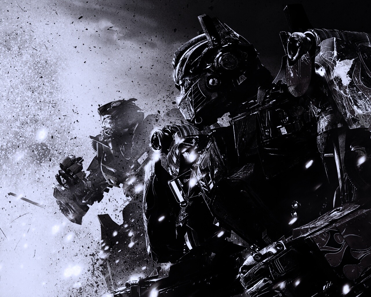 Оптимус Прайм и Бамблби обои