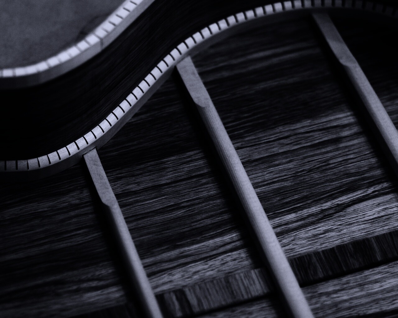 Гитара изнутри обои