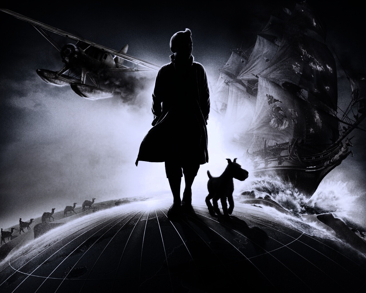 Приключение Тинтина обои