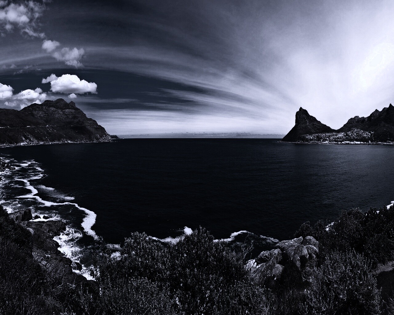 Красивая бухта обои