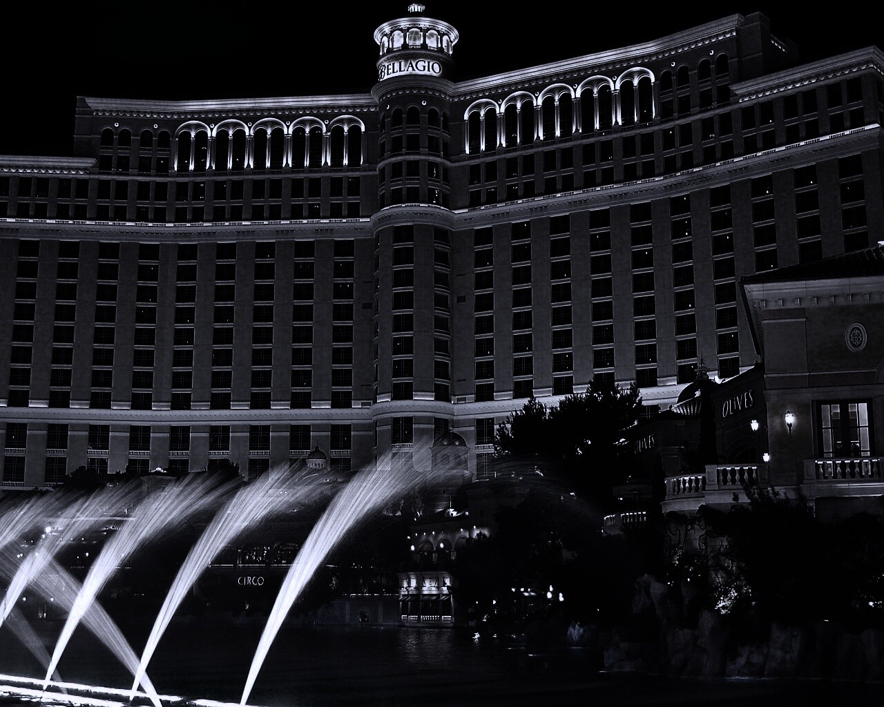 Казино Bellagio в Лас-Вегасе обои