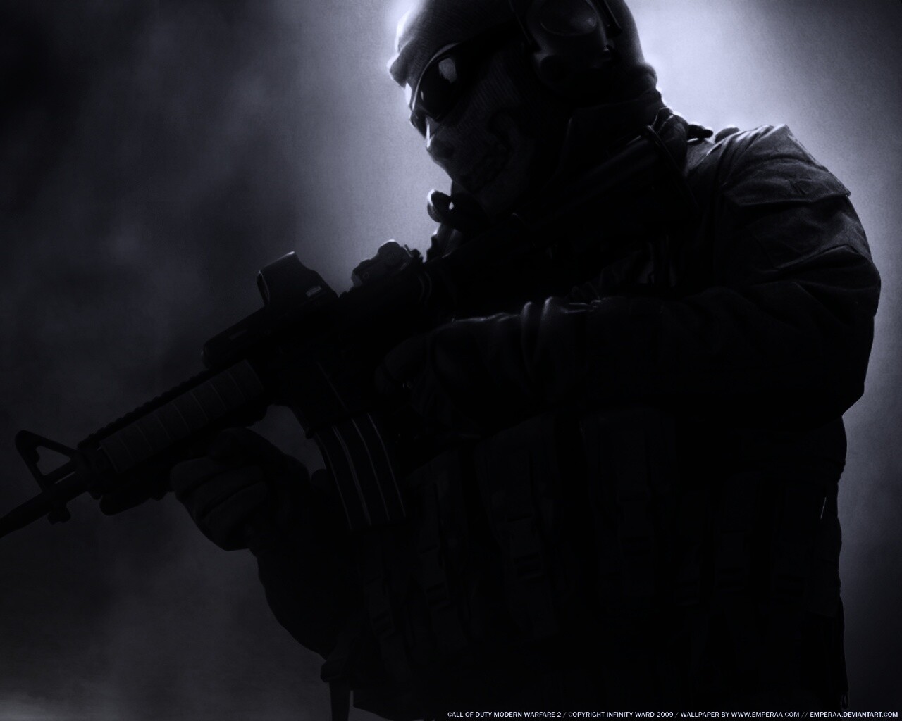 Солдат в маске обои