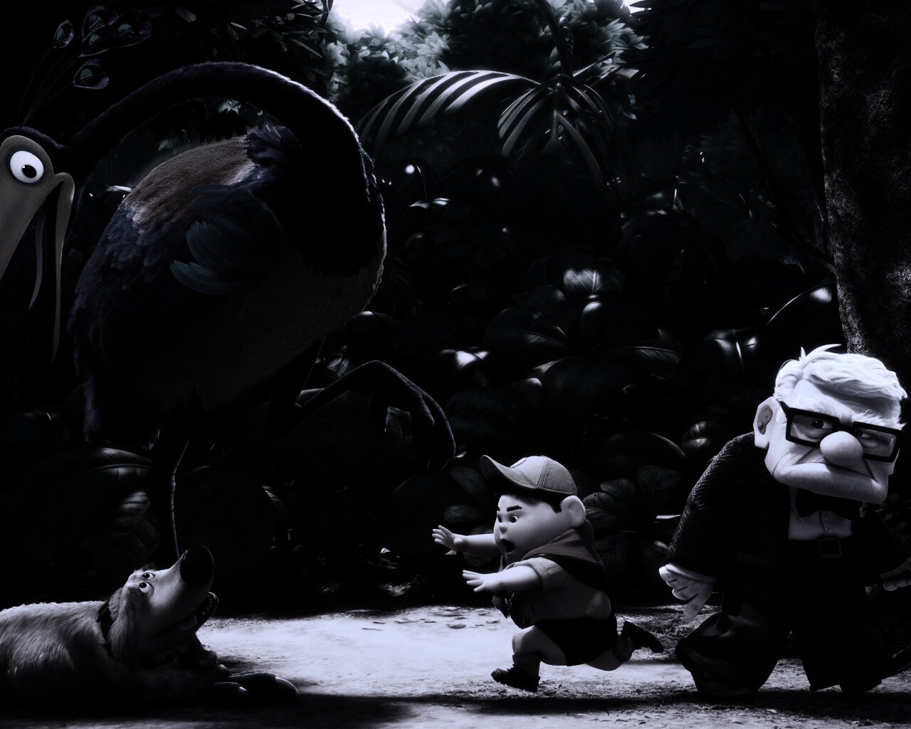 Герои мульфильма "Вверх" обои