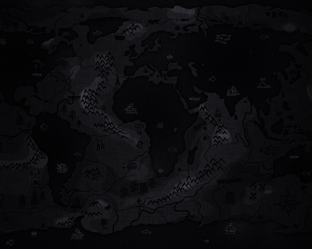 Карта мира наоборот обои