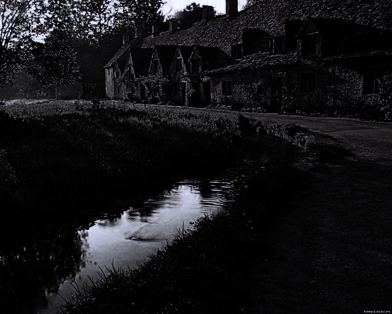 Домик в Англии обои