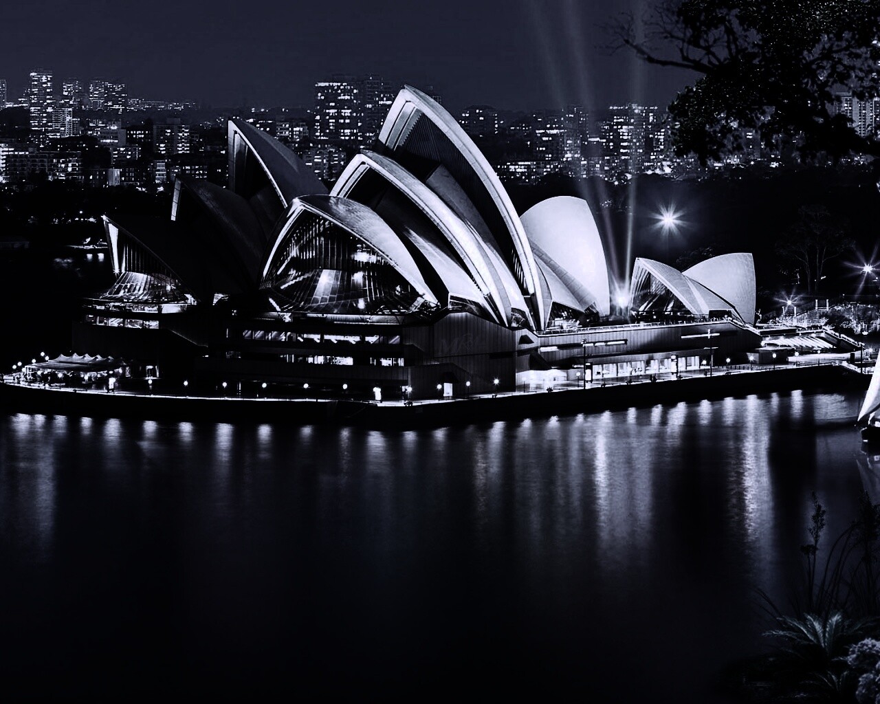 Здание оперного театра в Сиднее обои