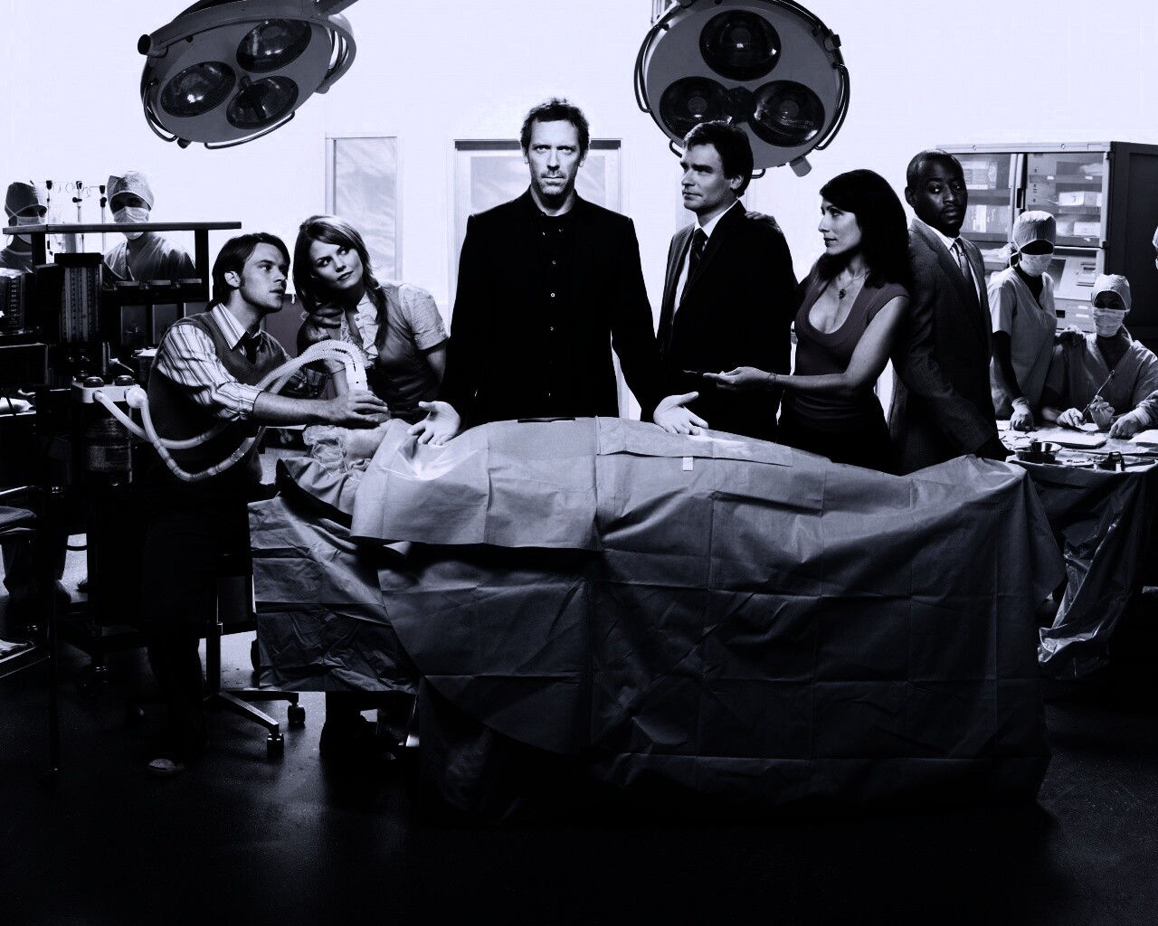 Герои сериала "Доктор Хаус" обои