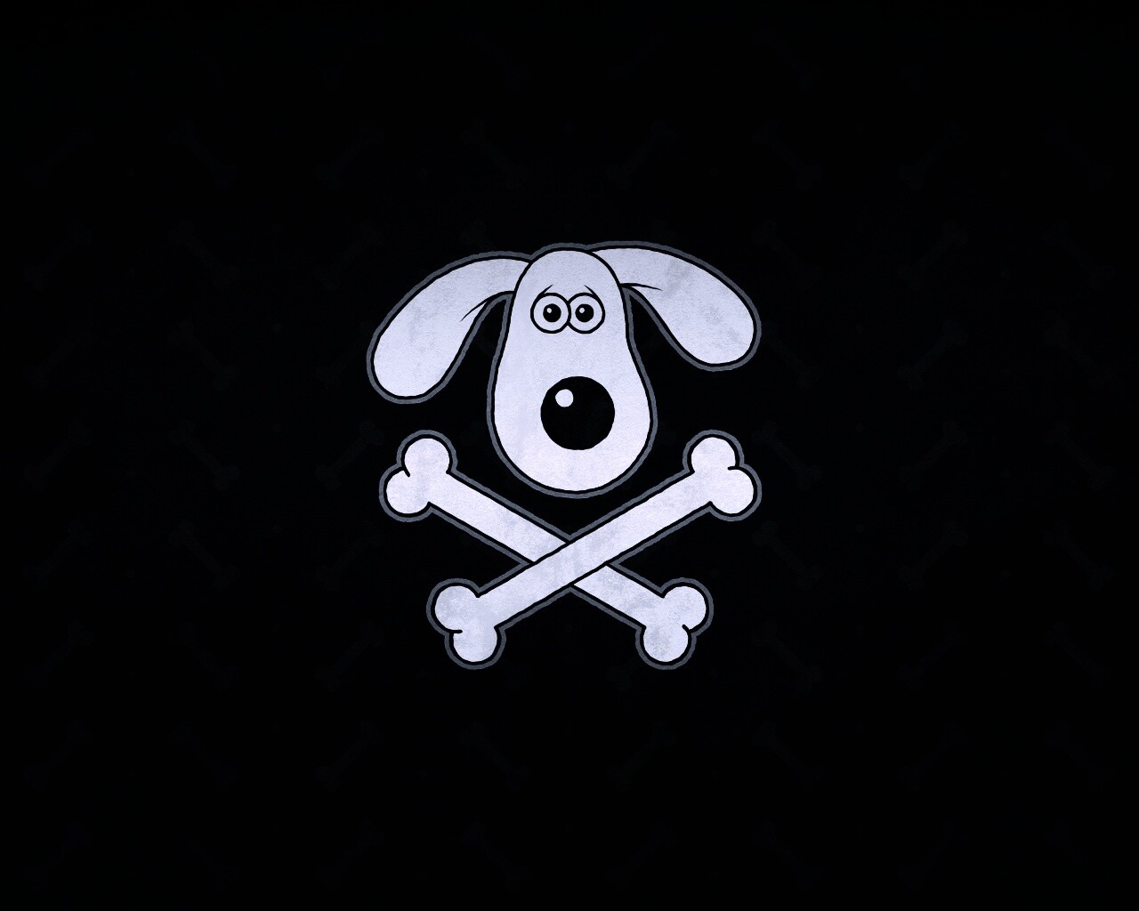 Громит и пересеченные кости обои