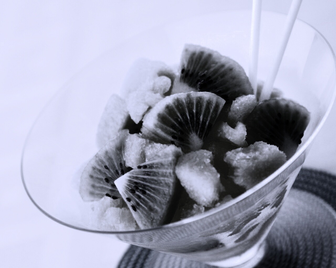 Мороженое с киви обои